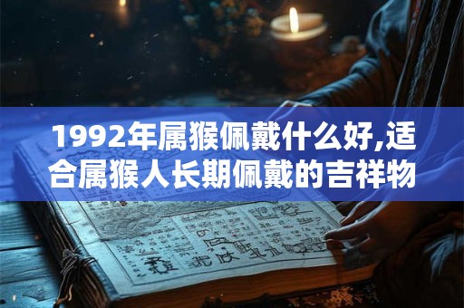 1992年属猴佩戴什么好,适合属猴人长期佩戴的吉祥物