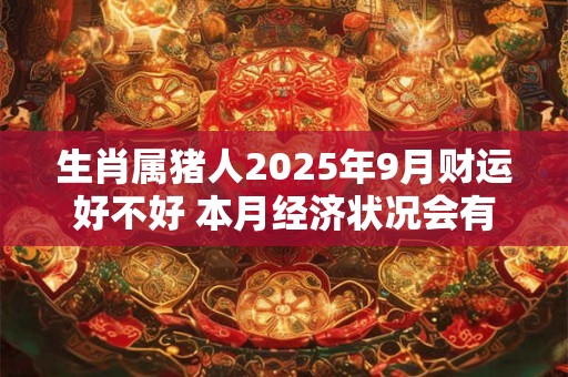 生肖属猪人2025年9月财运好不好 本月经济状况会有好转