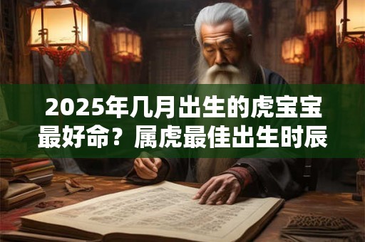 2025年几月出生的虎宝宝最好命？属虎最佳出生时辰