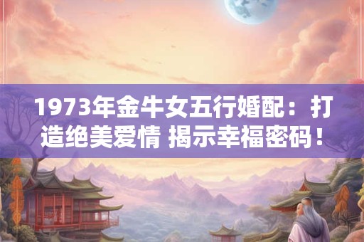 1973年金牛女五行婚配：打造绝美爱情 揭示幸福密码！