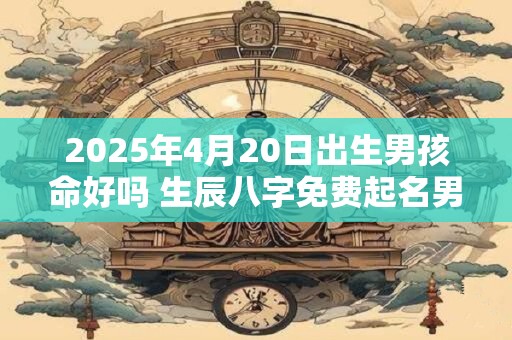 2025年4月20日出生男孩命好吗 生辰八字免费起名男孩