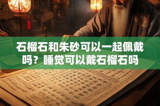 石榴石和朱砂可以一起佩戴吗？睡觉可以戴石榴石吗