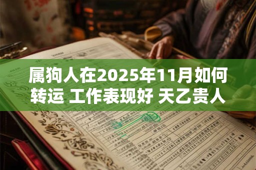 属狗人在2025年11月如何转运 工作表现好 天乙贵人关照