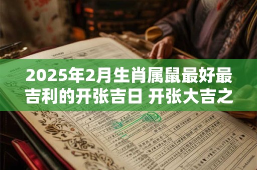 2025年2月生肖属鼠最好最吉利的开张吉日 开张大吉之日