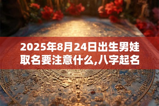 2025年8月24日出生男娃取名要注意什么,八字起名的禁忌