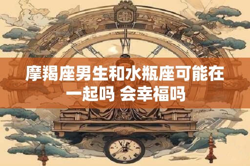 摩羯座男生和水瓶座可能在一起吗 会幸福吗