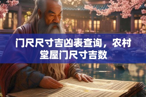 门尺尺寸吉凶表查询,农村堂屋门尺寸吉数 门尺尺寸吉凶表查询,农村堂屋门尺寸吉数