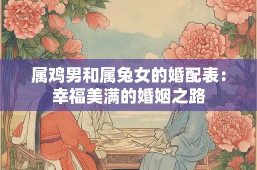 属鸡男和属兔女的婚配表：幸福美满的婚姻之路