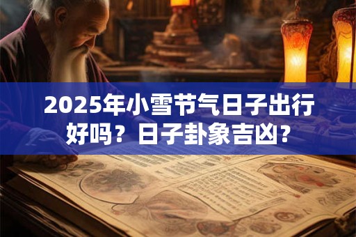 2025年小雪节气日子出行好吗？日子卦象吉凶？