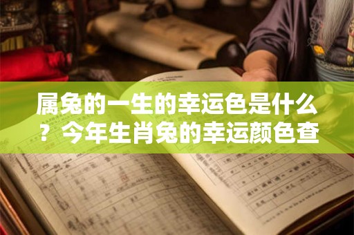 属兔的一生的幸运色是什么？今年生肖兔的幸运颜色查询