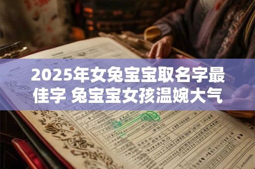 2025年女兔宝宝取名字最佳字 兔宝宝女孩温婉大气的名字