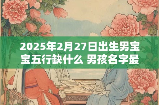 2025年2月27日出生男宝宝五行缺什么 男孩名字最新免费版