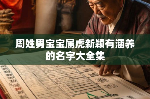 周姓男宝宝属虎新颖有涵养的名字大全集