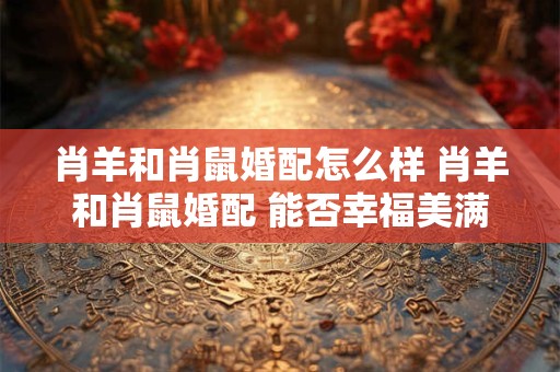 肖羊和肖鼠婚配怎么样 肖羊和肖鼠婚配 能否幸福美满