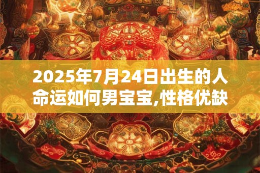 2025年7月24日出生的人命运如何男宝宝,性格优缺点分析