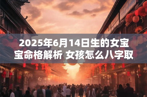 2025年6月14日生的女宝宝命格解析 女孩怎么八字取名