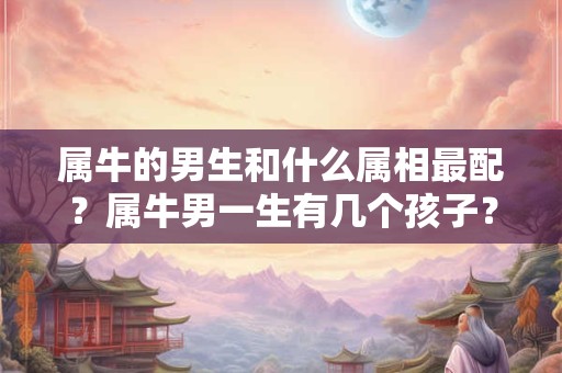 属牛的男生和什么属相最配？属牛男一生有几个孩子？