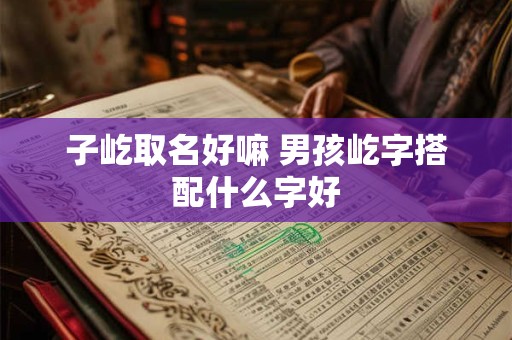 子屹取名好嘛 男孩屹字搭配什么字好