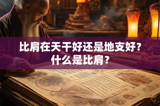 比肩在天干好还是地支好?什么是比肩? 比肩在天干好还是地支好?什么是比肩?