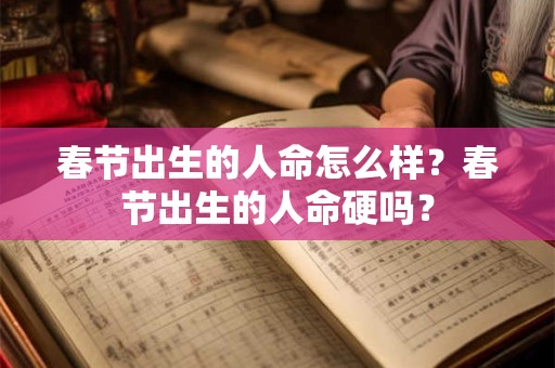 春节出生的人命怎么样？春节出生的人命硬吗？