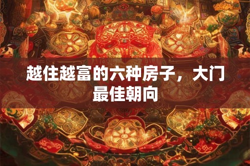 越住越富的六种房子，大门最佳朝向
