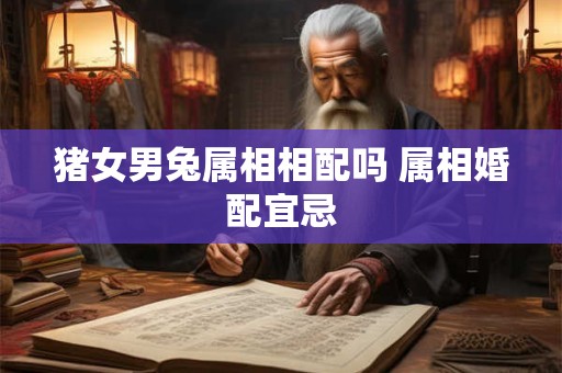 猪女男兔属相相配吗 属相婚配宜忌
