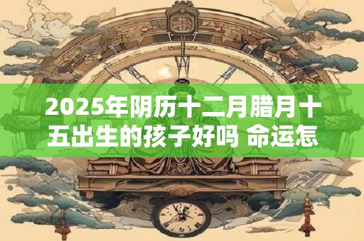 2025年阴历十二月腊月十五出生的孩子好吗 命运怎么样