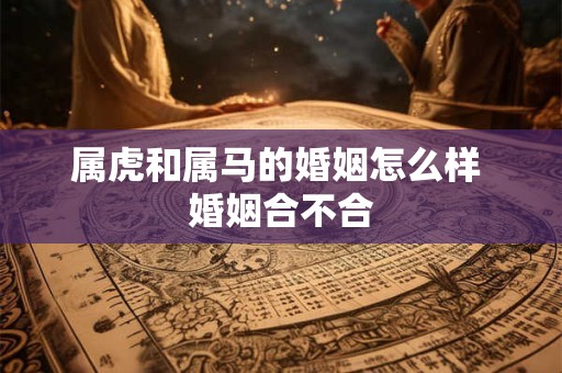 属虎和属马的婚姻怎么样 婚姻合不合
