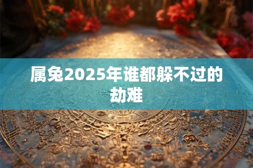 属兔2025年谁都躲不过的劫难