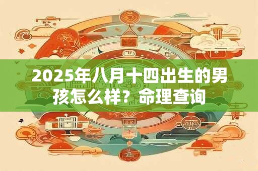 2025年八月十四出生的男孩怎么样？命理查询