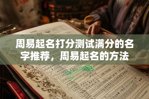 周易起名打分测试满分的名字推荐，周易起名的方法