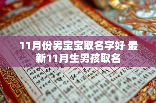 11月份男宝宝取名字好 最新11月生男孩取名
