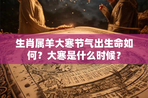 生肖属羊大寒节气出生命如何？大寒是什么时候？