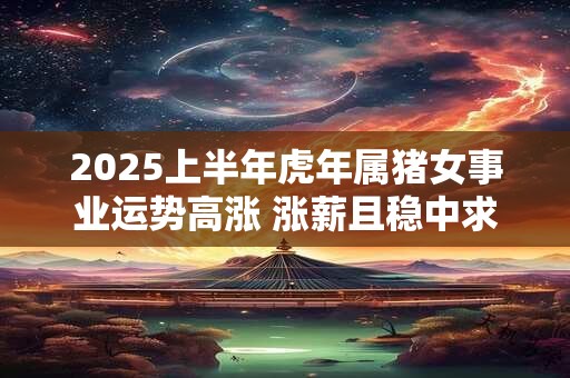2025上半年虎年属猪女事业运势高涨 涨薪且稳中求进