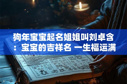 狗年宝宝起名姐姐叫刘卓含：宝宝的吉祥名 一生福运满满
