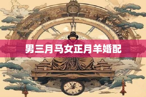 男三月马女正月羊婚配