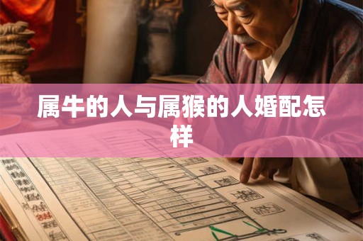 属牛的人与属猴的人婚配怎样