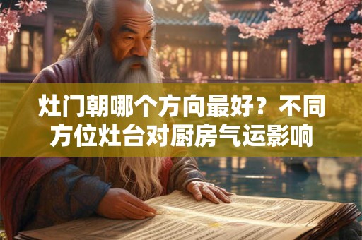 灶门朝哪个方向最好？不同方位灶台对厨房气运影响