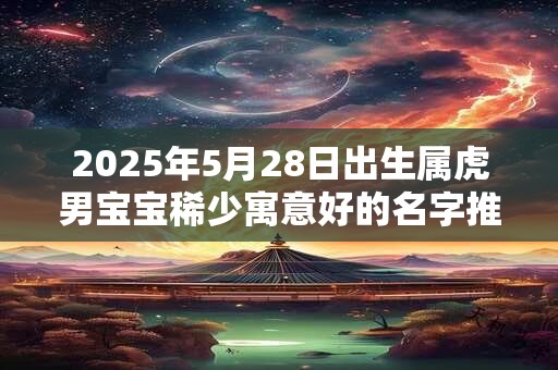 2025年5月28日出生属虎男宝宝稀少寓意好的名字推荐