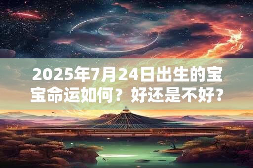 2025年7月24日出生的宝宝命运如何?好还是不好? 2025年7月24日出生的宝宝命运如何?好还是不好?