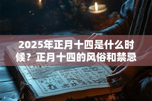 2026年正月十四是什么时候?正月十四的风俗和禁忌 2026年正月十四是什么时候?正月十四的风俗和禁忌