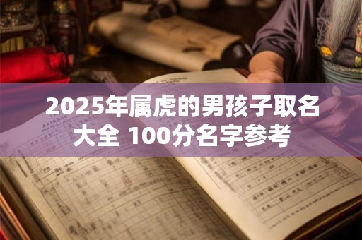 2025年属虎的男孩子取名大全 100分名字参考
