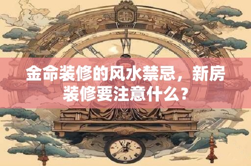 金命装修的风水禁忌,新房装修要注意什么? 金命装修的风水禁忌,新房装修要注意什么?