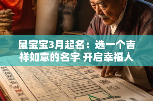 鼠宝宝3月起名：选一个吉祥如意的名字 开启幸福人生之旅