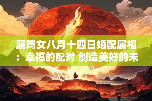 属鸡女八月十四日婚配属相：幸福的配对 创造美好的未来