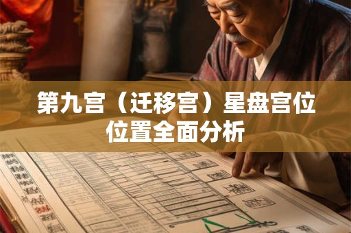 第九宫（迁移宫）星盘宫位位置全面分析