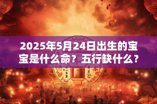 2025年5月24日出生的宝宝是什么命？五行缺什么？
