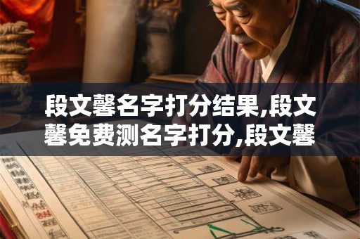 段文馨名字打分结果,段文馨免费测名字打分,段文馨周易免费测名字打分