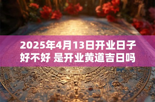 2025年4月13日开业日子好不好 是开业黄道吉日吗