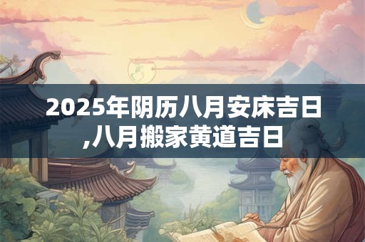 2025年阴历八月安床吉日,八月搬家黄道吉日 2025年阴历八月安床吉日,八月搬家黄道吉日